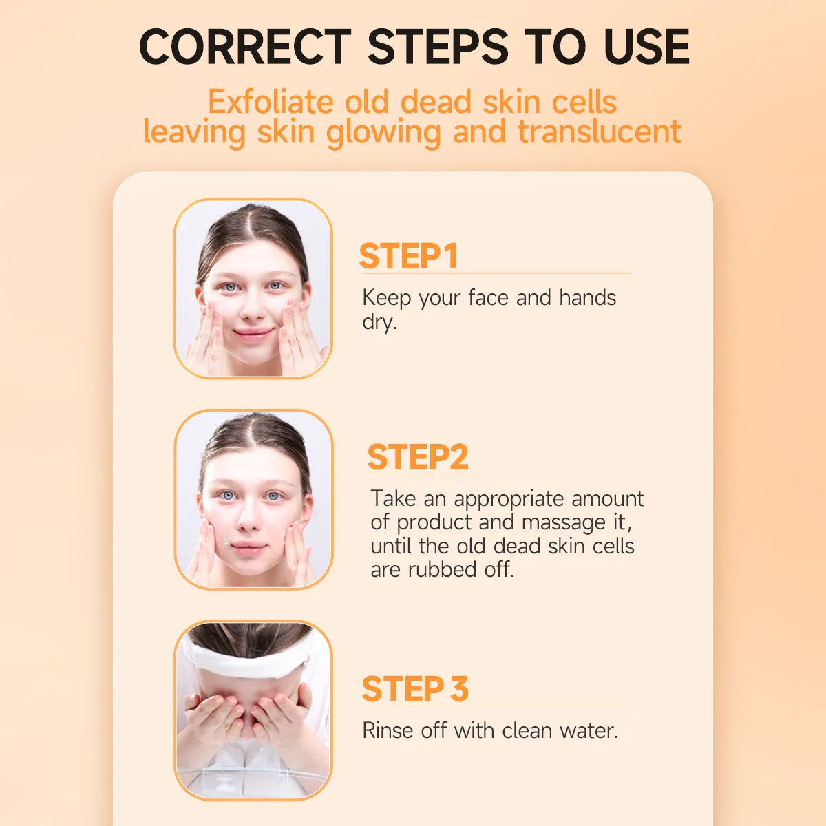 Orange Exfoliating Whitening Gel